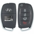 Hyundai Remote flip key 4 Button Trunk TQ8-RKE-4F16