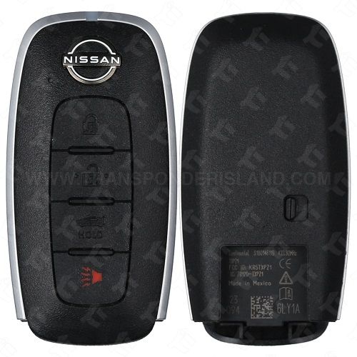 [TIK-NIS-115] Nissan Smart Prox Key - 4B Trunk - FCC: KR5TXPZ1 PART # 285E3-6LY1E