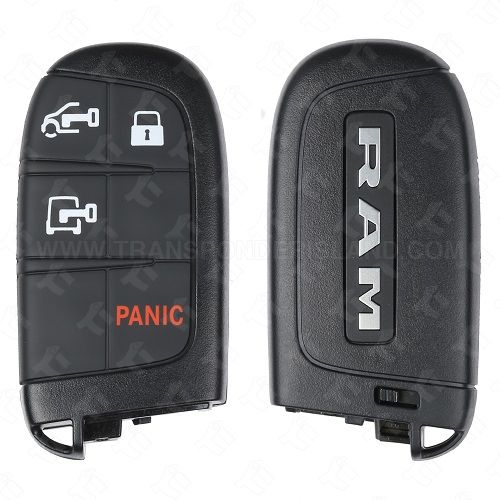 [TIK-DOG-112] Ram Smart Key 4B - M3N-40821302 Must Have Part# 7FF24LXHAB  (4A chip)