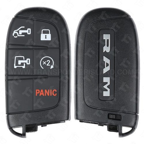[TIK-DOG-113] Ram Smart Key 5B - M3N-40821302 Must Have Part# 7FF25LXHAB  (4A chip)