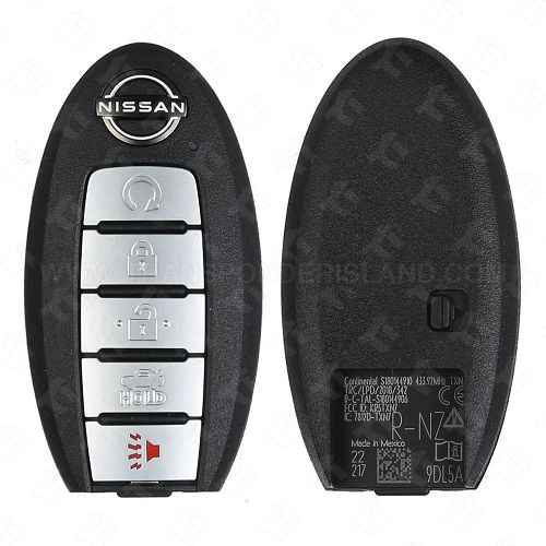 [TIK-NIS-113] Nissan Smart Key - 5B Remote Start - FCC :KR5TXN7 PART # 285E3-9DL5A