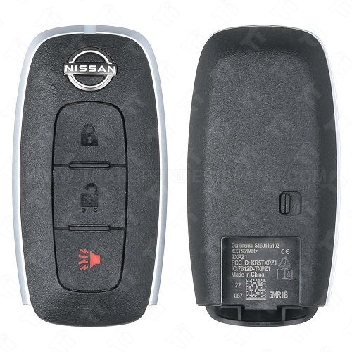 [TIK-NIS-107] Nissan Smart Prox Key 3B - FCC: KR5TXPZ1 PART # 285E3-5MR1B
