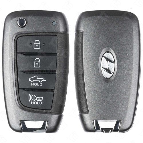 [TIK-HYU-188] Hyundai Remote Flip Key 4B Tailgate - TQ8-RKE-4F40