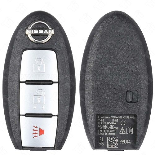 Nissan Smart Key 3B - FCC: KR5TXN7 PART # 285E3-9BU1A