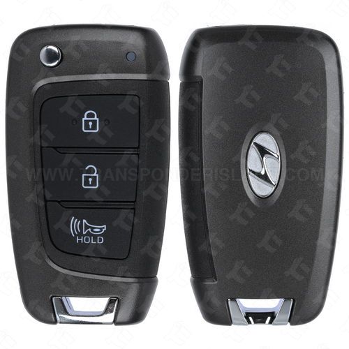 [TIK-HYU-169] Hyundai Remote Flip Key 3B - TQ8-RKE-4F41