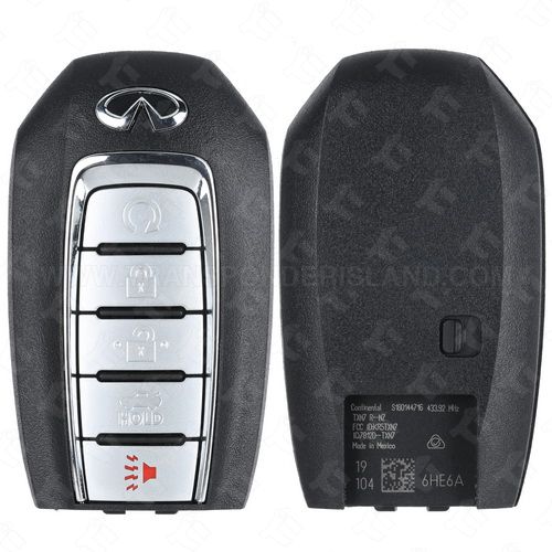 Infiniti Smart Key 5B Trunk / Remote Start - FCC: KR5TXN7 PART # 285E3-6HE6A