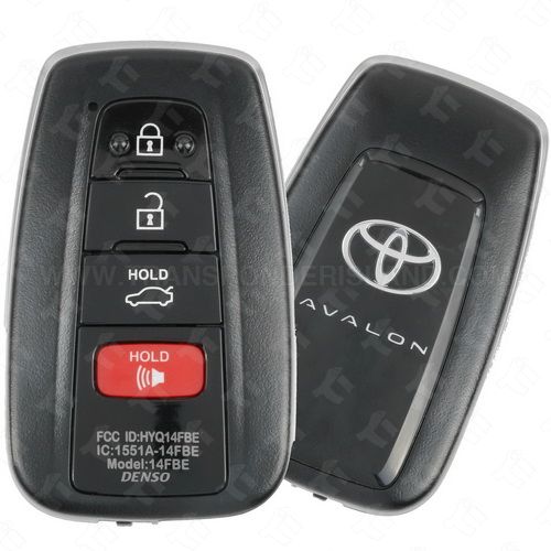 [TIK-TOY-121] Toyota Smart Key 4B Trunk - HYQ14FBE - 0410