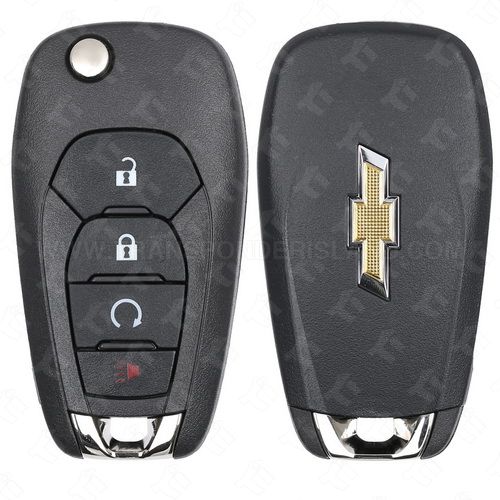 Chevrolet Remote Flip Key 4B Starter - LXP-T004
