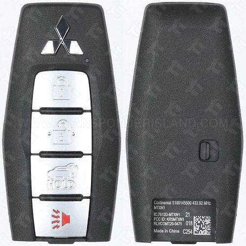 [TIK-MIT-59] Mitsubishi Outlander Smart Key 4B Hatch - KR5MTXN1