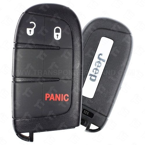 [TIK-JEP-50] Jeep Smart Key 3B - M3N-40821302-- Must Have Part# 68250335AB  (4A chip)