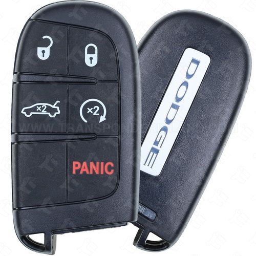 [TIK-DOG-91] Dodge Smart Key 5B Trunk / Starter - M3M-40821302---Must Have Part# 68394195AA  (4A chip)