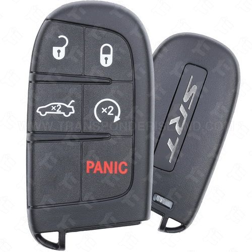 [TIK-DOG-90] Dodge Smart Key 5B Trunk / Starter - M3M-40821302---Must Have Part# 68394198AA  (4A chip)