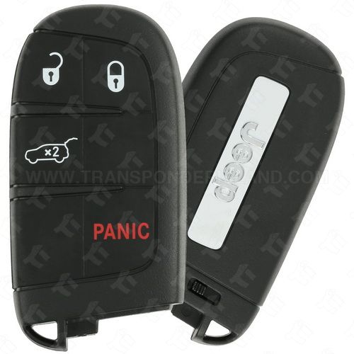 [TIK-JEP-66] Jeep Smart Key 4B Hatch - M3N-40821302---Must Have Part# 68250341AB