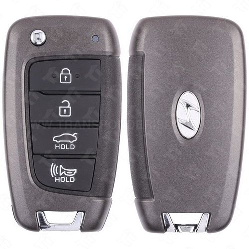Hyundai Remote Flip Key 4 Button Trunk - NYOSYEC4TX1707 (HC 4BT)
