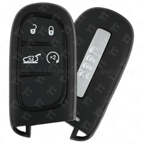 [TIK-JEP-62] Jeep Smart Key 4 Button Hatch / Remote Start / No Panic - GQ4-54T---P/N 68159222AG