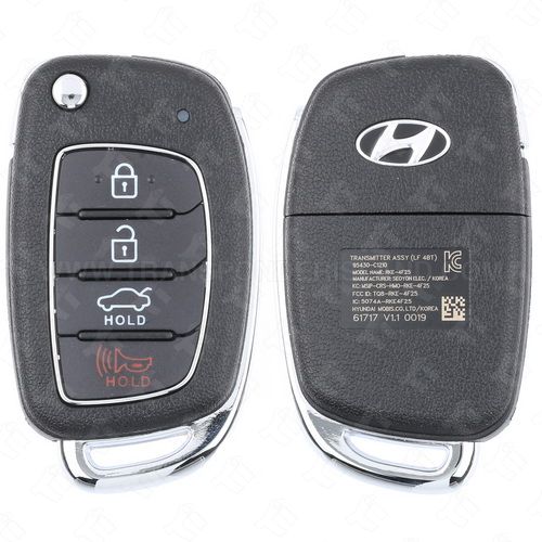 [TIK-HYU-82] Hyundai Remote Flip Key 4 Button Trunk - TQ8-RKE-4F25 (LF 4BT)