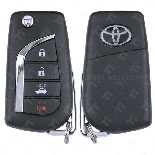 [TIK-TOY-112] Toyota Remote Flip Key 4 Button Trunk - HYQ12BFB