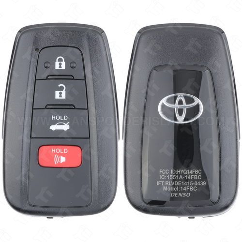 Toyota Smart - Intelligent Key 4 Button Trunk - HYQ14FBC