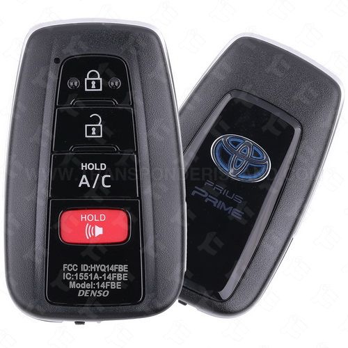 [TIK-TOY-99] Toyota Smart - Intelligent Key 4 Button A/C - HYQ14FBE