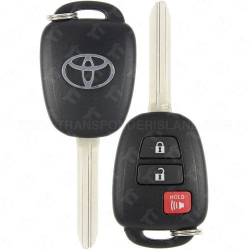 [TIK-TOY-85] Toyota Remote head key 3 Button HYQ12BDM "G Stamp on Blade"
