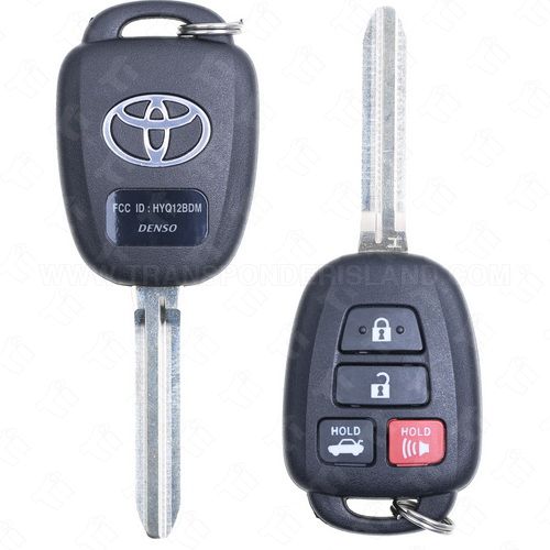 [TIK-TOY-89] Toyota Remote Head Key 4B Trunk - HYQ12BDM / HYQ12BEL "H Stamp on Blade"