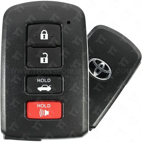 [TIK-TOY-72] Toyota Smart - Intelligent Key 4 Button Trunk HYQ14FBA