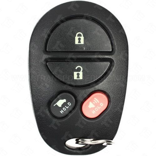 [TIK-TOY-70] Toyota Keyless Entry Remote 4 Button Hatch - GQ43VT20T