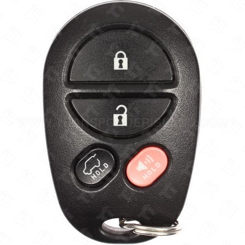 [TIK-TOY-62] Toyota Keyless Entry Remote 4 Button Hatch Glass - GQ43VT20T