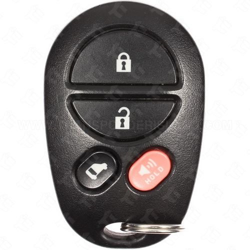 [TIK-TOY-52] Toyota Keyless Entry Remote 4 Button Side Door - GQ43VT20T