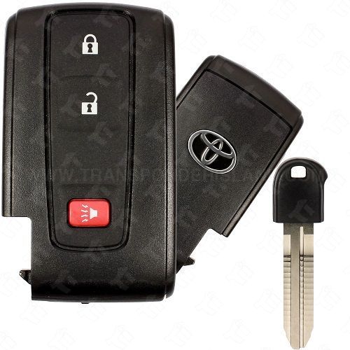 Toyota Smart - Intelligent Key 3 Button MOZB31EG Silver LOGO
