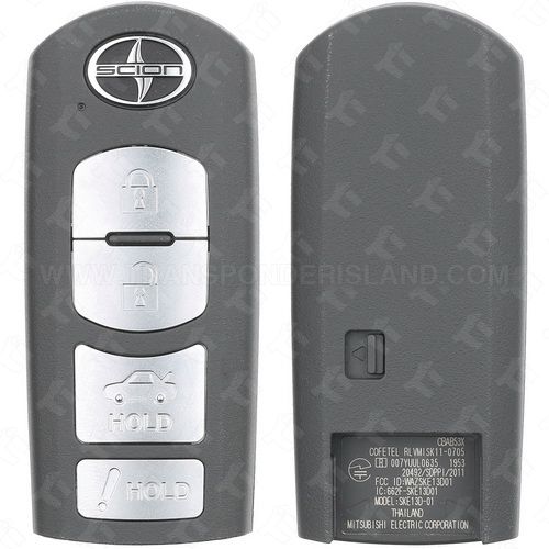 [TIK-SCI-33] Scion Smart - Intelligent Key 4 Button WAZSKE13D01