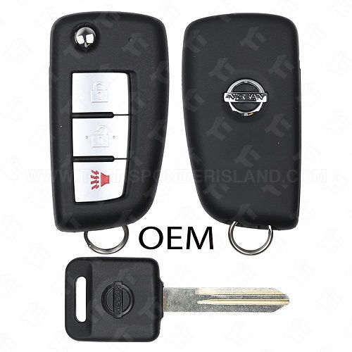 [TIK-NIS-53] Nissan Remote head key 3 Button CWTWB1G767