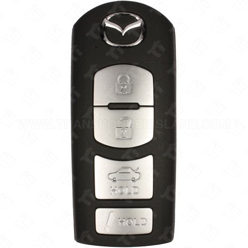 Mazda Smart - Intelligent Key 4 Button Trunk WAZSKE13D01
