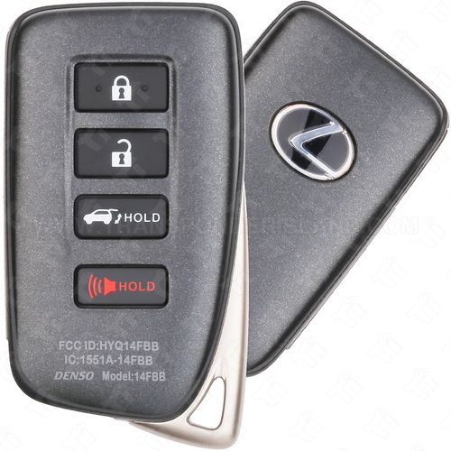 [TIK-LEX-47] Lexus Smart - Intelligent Key 4 Button HYQ14FBB 4B HATCH