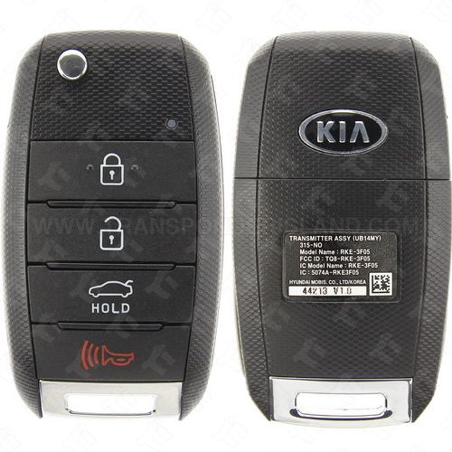 [TIK-KIA-56] Kia Remote head key 4 Button Trunk TQ8-RKE-3F05