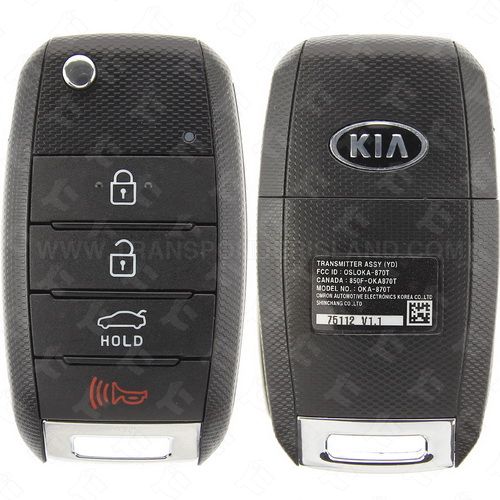 [TIK-KIA-42] Kia Remote head key 4 Button Trunk OSLOKA-OKA870T