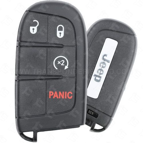 [TIK-JEP-39] Jeep Smart - Intelligent Key 4 Button Remote Start - M3N40821302---Must Have Part# 6BY88DX9AA