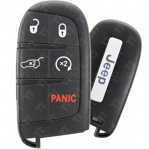 [TIK-JEP-31] Jeep Smart - Intelligent Key 5 Button Hatch / Remote Start - M3N-40821302---Must Have Part# 68143505AC