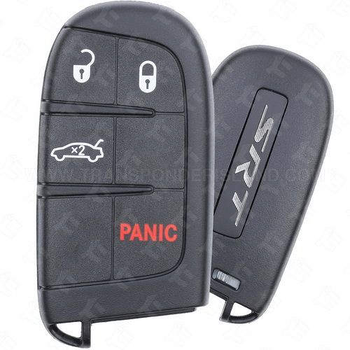 [TIK-DOG-62] Dodge Smart - Intelligent Key 4 Button Trunk - M3N-40821302---Must Have Part# 68234958AA