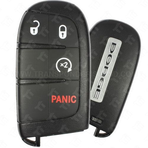 [TIK-DOG-38] Dodge Smart - Intelligent Key 4 Button Remote Start - M3N-40821302---Must Have Part# 68066350AG