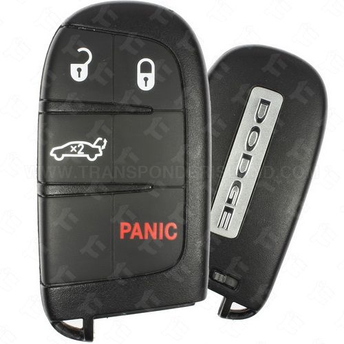 [TIK-DOG-36] Dodge Smart - Intelligent Key 4 Button Trunk - M3N-40821302---Must Have Part# 68051387AH