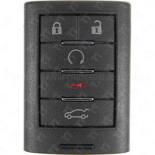 Cadillac Smart - Intelligent Key 5 Button Trunk / Remote Start - NBG009768T