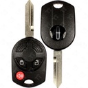 Lincoln Remote head key 3 Button OUCD6000022