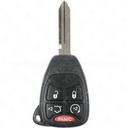 Jeep Remote head key 5 Button OHT692713AA