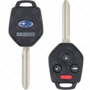 Subaru Remote Head Key - Black CWTB1G077 - Subaru H Chip